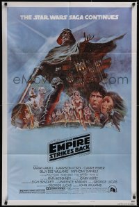 5j0919 EMPIRE STRIKES BACK style B NSS style 1sh 1980 George Lucas classic, art by Tom Jung!