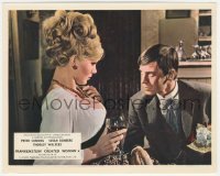 5j1705 FRANKENSTEIN CREATED WOMAN color English FOH LC 1967 c/u of sexy Susan Denberg & Barry Warren