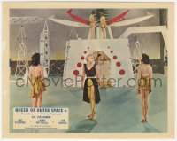 5j1707 QUEEN OF OUTER SPACE color English FOH LC 1958 sexy alien girls, by Hecht & Beaumont, rare!