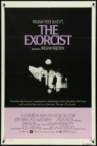 5j0928 EXORCIST 1sh 1974 William Friedkin, Von Sydow, horror classic from William Peter Blatty!