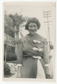 5j0235 FAY BAINTER signed 3x5 photo 1930s great close up of the actress smiling at the camera!