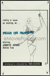 5j0937 FEAR OR FANTASY 1sh 1976 Jennifer Jordan & Andrea True, sexual fetishes!