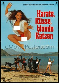 5j0709 BOD SQUAD German 1976 kung fu sexploitation, Tamara Elliott, sexy topless karate action!