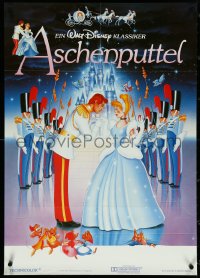 5j0713 CINDERELLA German R1986 Walt Disney classic romantic musical fantasy cartoon!