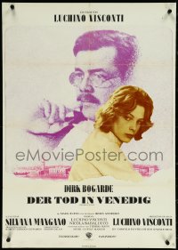 5j0717 DEATH IN VENICE German 1971 Luchino Visconti's Morte a Venezia, Bogarde, Silvana Mangano!