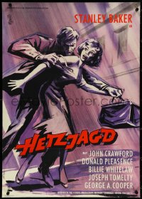 5j0732 HELL IS A CITY German 1960 Hans Braun art, from dives to dames, from cops to killers!