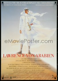 5j0741 LAWRENCE OF ARABIA German R1989 David Lean classic starring Peter O'Toole, John Alvin art!