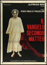 5j0508 GOSPEL ACCORDING TO ST. MATTHEW Italian 1p 1964 Pasolini's Il Vangelo secondo Matteo!