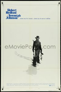 5j1021 JEREMIAH JOHNSON style C 1sh 1972 Robert Redford, Milius, directed by Sydney Pollack!