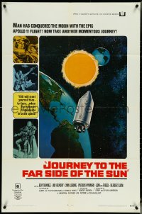 5j1025 JOURNEY TO THE FAR SIDE OF THE SUN 1sh 1969 Doppleganger, Earth meets itself in outer space!