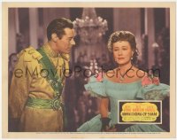 5j1350 ANNA & THE KING OF SIAM LC 1946 c/u of pretty Irene Dunne close up with royal Rex Harrison!