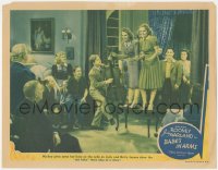 5j1353 BABES IN ARMS LC 1939 Mickey Rooney plays the cello as Judy Garland sings for old folks!