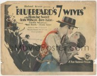 5j1248 BLUEBEARD'S 7 WIVES TC 1925 suave Ben Lyon in gaucho suit romancing Lois Wilson, ultra rare!