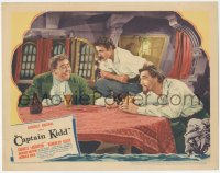 5j1365 CAPTAIN KIDD LC 1945 c/u of pirate Charles Laughton with John Carradine & Gilbert Roland!