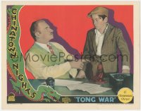 5j1375 CHINATOWN NIGHTS LC 1929 Wallace Beery asks young Jack McHugh to leave, Wellman, ultra rare!