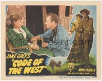 5j0084 CODE OF THE WEST signed LC #7 1947 by James Warren, who's close up with pretty Debra Alden!