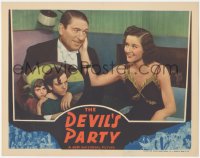 5j1389 DEVIL'S PARTY LC 1938 professional gambler Victor McLaglen & pretty Beatrice Roberts, rare!