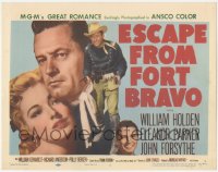 5j1264 ESCAPE FROM FORT BRAVO TC 1953 William Holden, Eleanor Parker, directed by John Sturges!