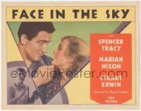 5j1266 FACE IN THE SKY TC 1933 young Spencer Tracy, pretty Marian Nixon & Stu Erwin, ultra rare!