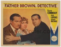 5j1400 FATHER BROWN, DETECTIVE LC 1935 Walter Connolly protects Paul Lukas & Michael, rare!