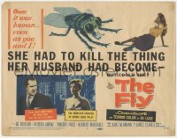 5j1269 FLY TC 1958 classic sci-fi, she had to kill the thing her husband had become, but could she!