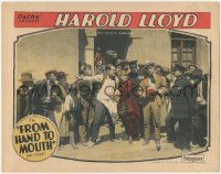 5j1402 FROM HAND TO MOUTH LC R1920s Harold Lloyd accused of having counterfeit money, ultra rare!