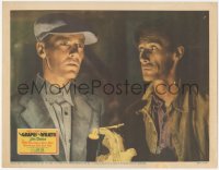 5j1413 GRAPES OF WRATH LC 1940 wonderful c/u of Henry Fonda & John Carradine, John Ford, very rare!