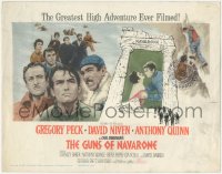 5j1275 GUNS OF NAVARONE TC 1961 art of Gregory Peck, David Niven & Anthony Quinn by Howard Terpning!