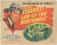 5j1285 LAW OF THE NORTHWEST TC 1943 Charles Starrett, Shirley Patterson, Arthur Arkansas Hunnicutt!