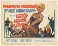 5j1287 LET'S MAKE LOVE TC 1960 four images of super sexy Marilyn Monroe & Yves Montand!