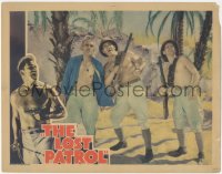 5j1427 LOST PATROL LC 1934 Boris Karloff, Victor McLaglen & Ford, John Ford classic, very rare!