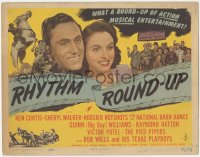 5j1307 RHYTHM ROUND-UP TC 1945 Ken Curtis, Cheryl Walker, country western musical entertainment!