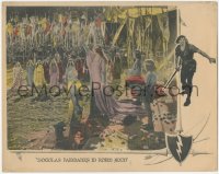 5j1447 ROBIN HOOD LC 1922 Enid Bennett as Lady Marian with Douglas Fairbanks after archery contest!