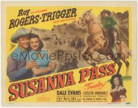 5j1319 SUSANNA PASS TC 1949 Roy Rogers with Dale Evans & sexy Estelita Rodriguez, rare!