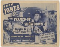 5j1332 WHITE EAGLE chapter 13 TC 1941 cowboy Buck Jones western serial, The Framed-Up Showdown!