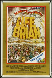 5j1049 LIFE OF BRIAN style B 1sh 1979 Monty Python, Stout art, Graham Chapman, honk if you love him!