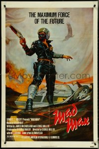 5j1057 MAD MAX 1sh 1980 George Miller post-apocalyptic classic, different art of Mel Gibson!