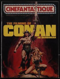 5j0545 CINEFANTASTIQUE magazine April 1982 The Filming of Conan the Barbarian, Casaro cover art!