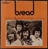 5j0293 BREAD signed demonstration copy record sleeve 1972 by BOTH Jimmy Griffin AND Mike Botts!