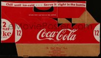 5j0343 COCA-COLA 10x17 bottle carrier 1950s The Bottle Master Twelve holds a dozen Coke bottles!