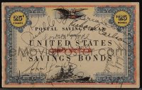 5j0110 UNITED STATES DEFENSE SAVINGS BONDS signed stamp album 1942 by Lucille Ball, Hedy Lamarr & 7 more!