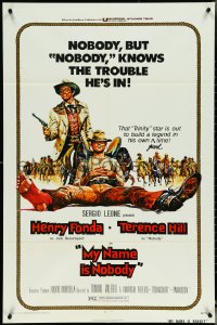 5j1078 MY NAME IS NOBODY 1sh 1974 Il Mio nome e Nessuno, Henry Fonda, Terence Hill