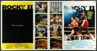 5j0481 ROCKY II 1-stop poster 1979 Sylvester Stallone & Carl Weathers, includes different image!