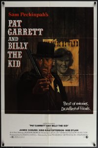 5j1095 PAT GARRETT & BILLY THE KID 1sh 1973 James Coburn, Kris Kristofferson, Lesser art!