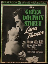 5j0378 GREEN DOLPHIN STREET pressbook 1947 sexy Lana Turner, Van Heflin, Samson Raphaelson, rare!