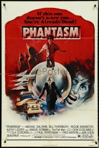 5j1098 PHANTASM 1sh 1979 if this one doesn't scare you, you're already dead, Joseph Smith art!