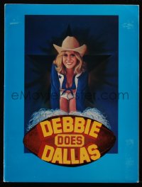 5j0604 DEBBIE DOES DALLAS presskit 1978 Bambi Woods & sexy Texas Cowgirls, contains NO stills!