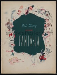 5j0568 FANTASIA roadshow souvenir program book 1940 Disney musical cartoon classic in Fantasound!