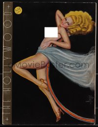 5j0506 HOLLYWOOD souvenir book 1934 incredible cover art by Murray Korman, many nudes, rare!