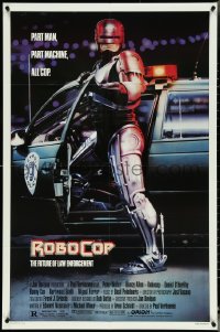 5j1127 ROBOCOP 1sh 1988 Paul Verhoeven, full-length cyborg police Peter Weller by Mike Bryan!